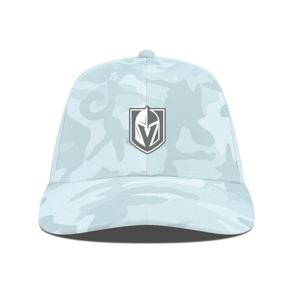 Vegas Golden Knights Levelwear Clash Slate & Snow Meshback Flex Hat -  NHL Hats