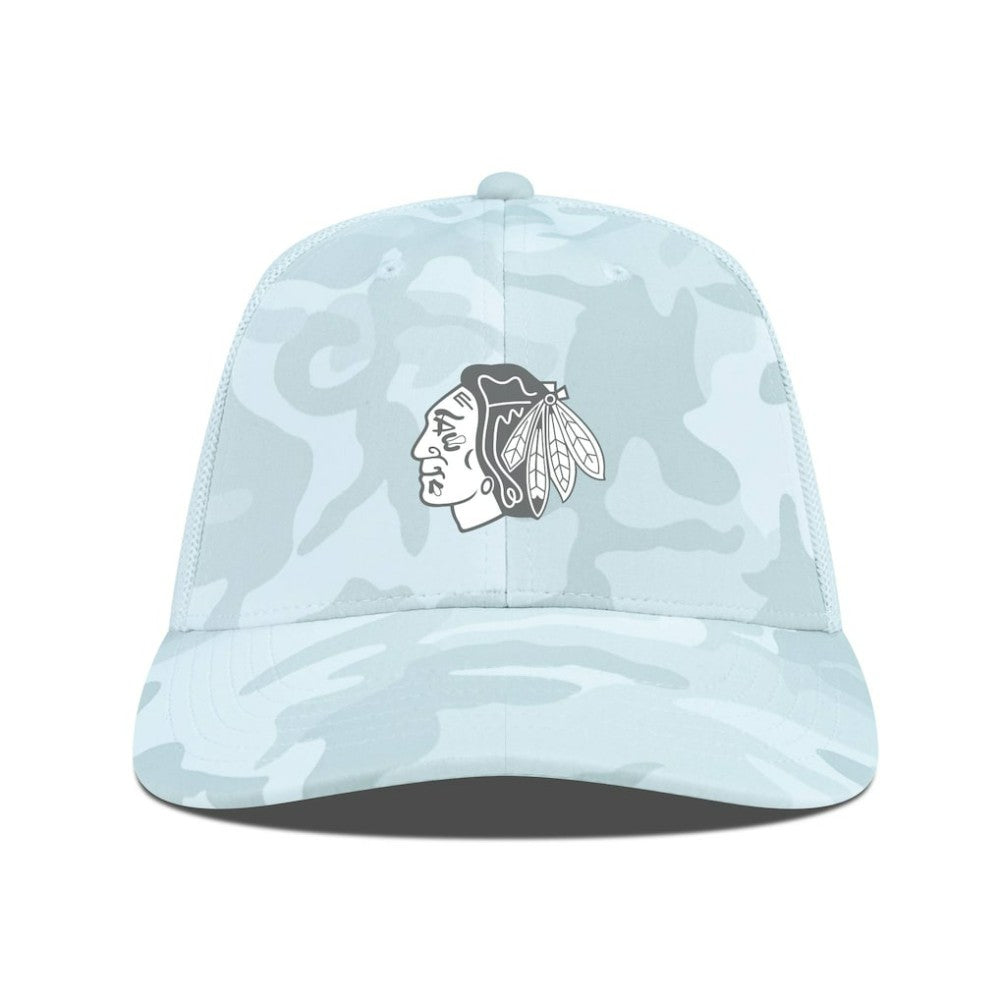 Chicago Blackhawks Levelwear Clash Slate & Snow Meshback Flex Hat -  NHL Hats