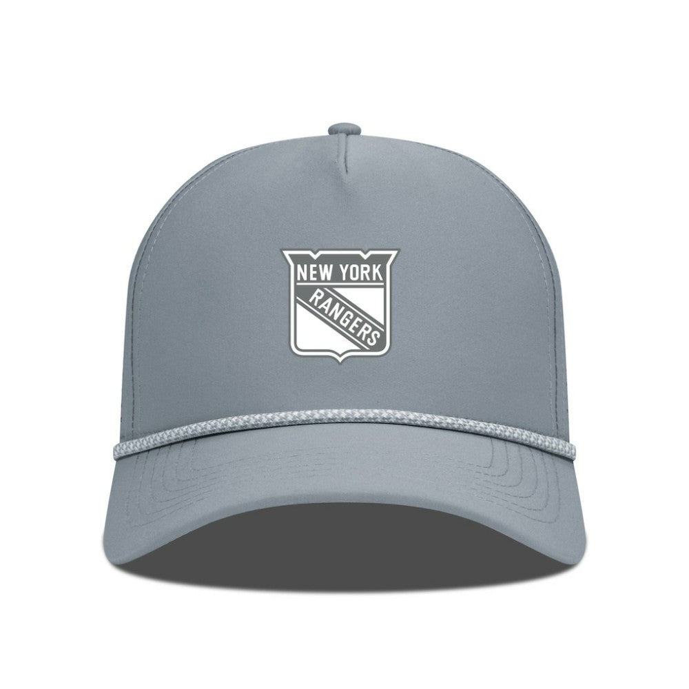 New York Rangers Levelwear Gordon Slate & Snow Rope Adjustable Hat -  NHL Hats