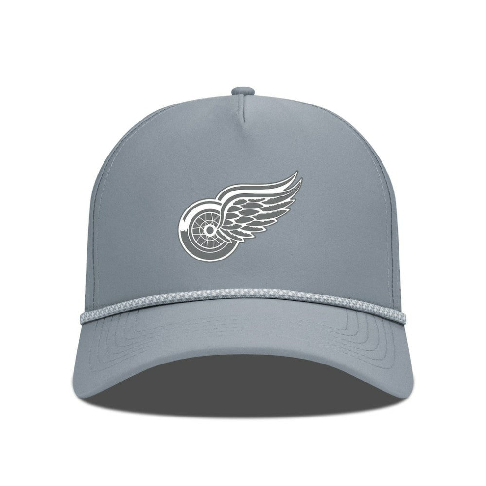 Detroit Red Wings Levelwear Gordon Slate & Snow Rope Adjustable Hat -  NHL Hats