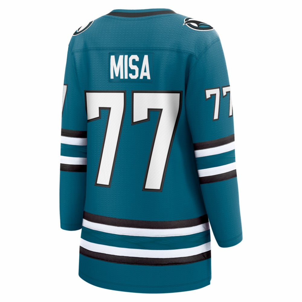 Michael Misa San Jose Sharks Fanatics Women's Breakaway Jersey -  NHL Jerseys