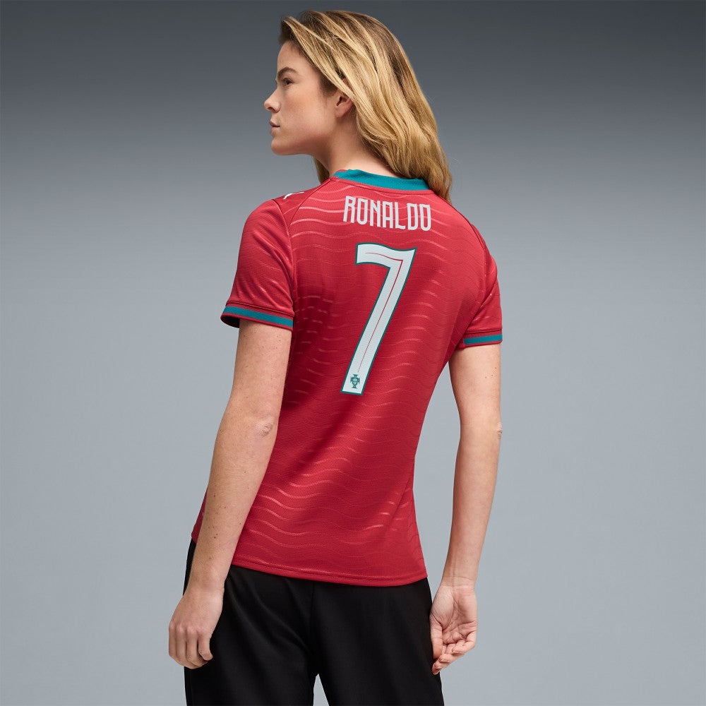 Cristiano Ronaldo Portugal National Team Women's 2026 Home Replica Jersey