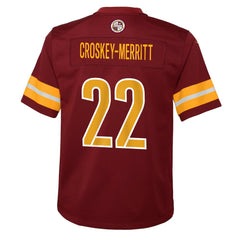 Washington Commanders Jacory Croskey-Merritt  Youth Team Game Jersey | NFL Online