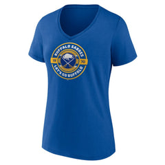 Buffalo Sabres Women's Native V-Neck T-Shirt -  NHL T-shirts