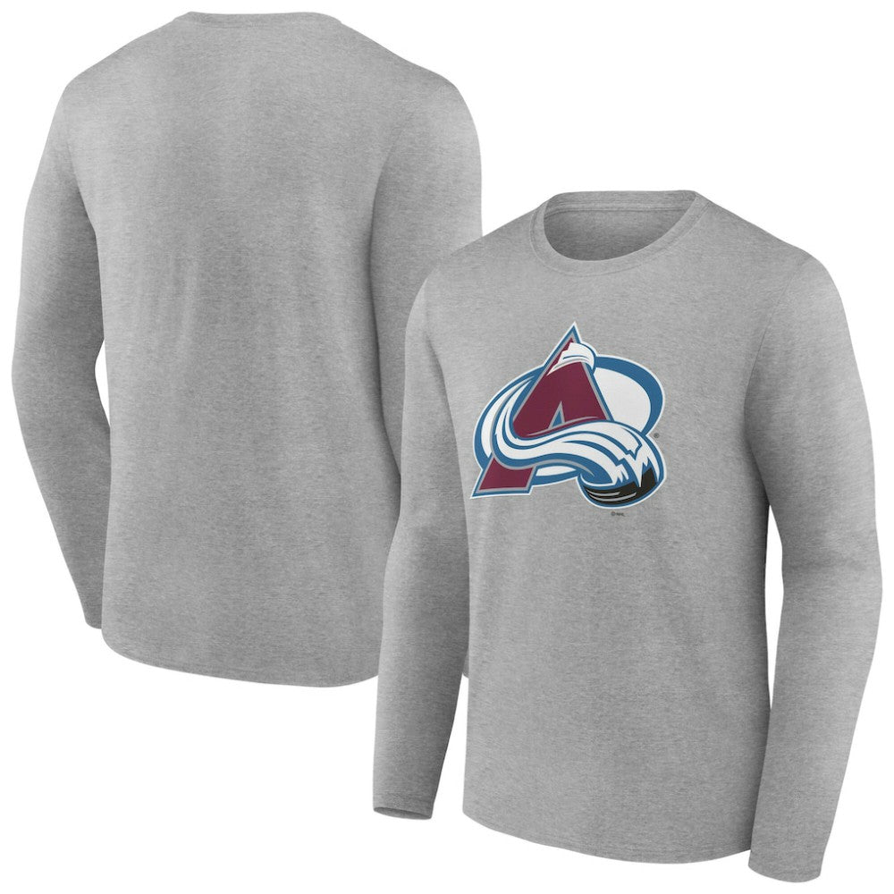 Colorado Avalanche Women's Primary Logo Long Sleeve V-Neck T-Shirt -  NHL T-shirts
