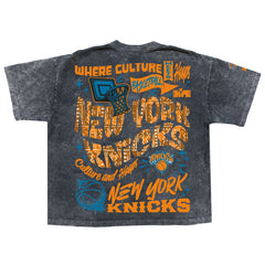Black New York Knicks Culture Clash Collection Premium T-Shirt | NBA