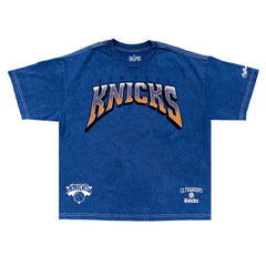 Blue New York Knicks Drip & Dime Collection Premium T-Shirt | NBA