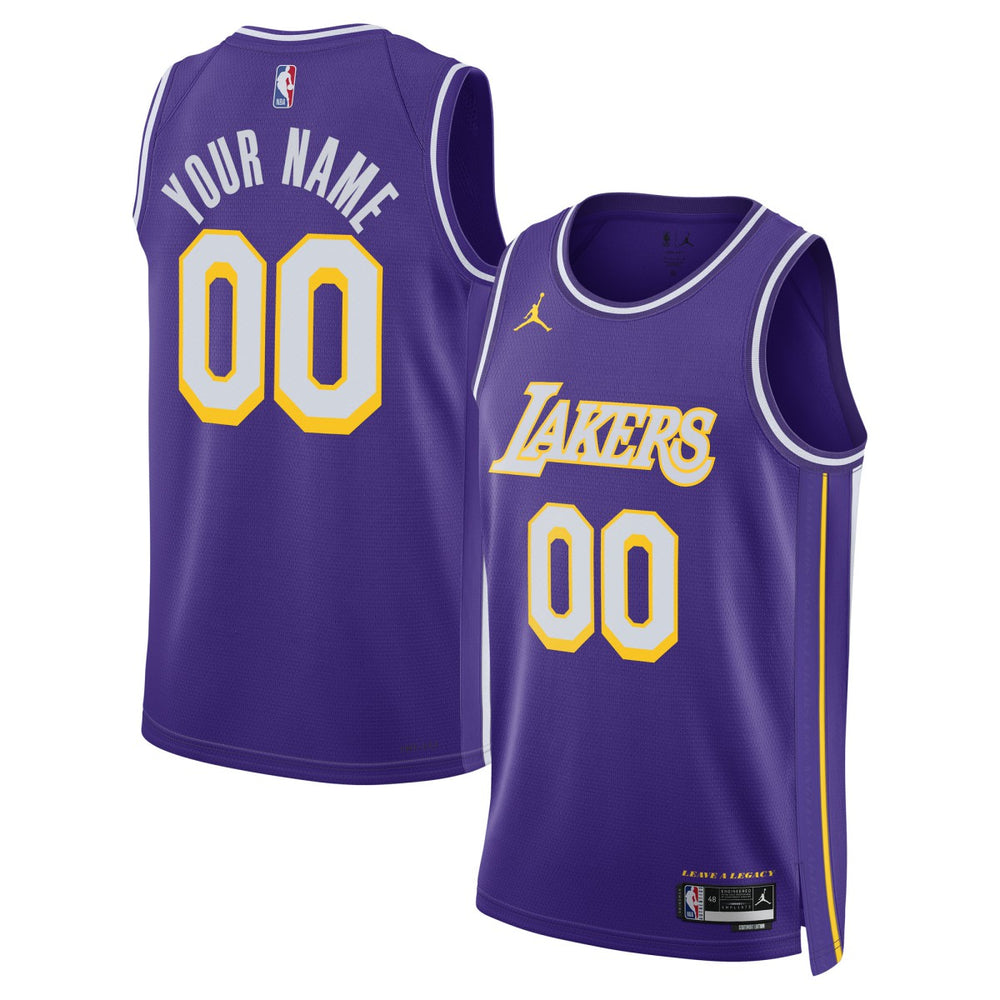 Purple Los Angeles Lakers Jordan Brand Unisex Swingman Custom Jersey | NBA