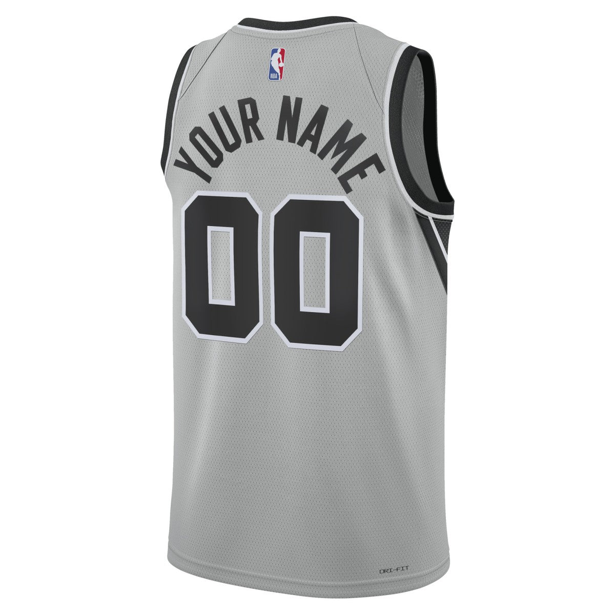 Silver San Antonio Spurs Jordan Brand Unisex Swingman Custom Jersey | NBA