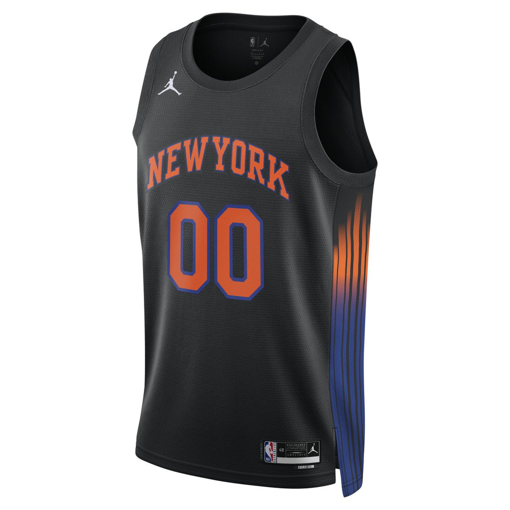 Black New York Knicks Jordan Brand Unisex Swingman Custom Jersey | NBA