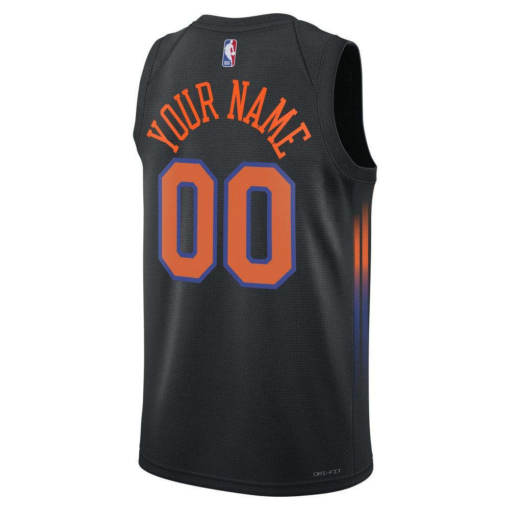 Black New York Knicks Jordan Brand Unisex Swingman Custom Jersey | NBA