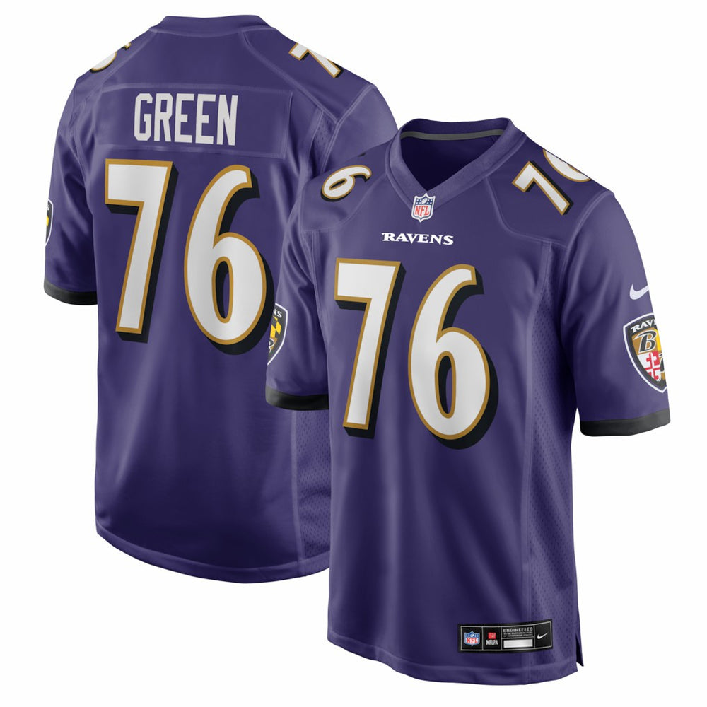 Baltimore Ravens Kenyon Green  Team Game Jersey | NFL New