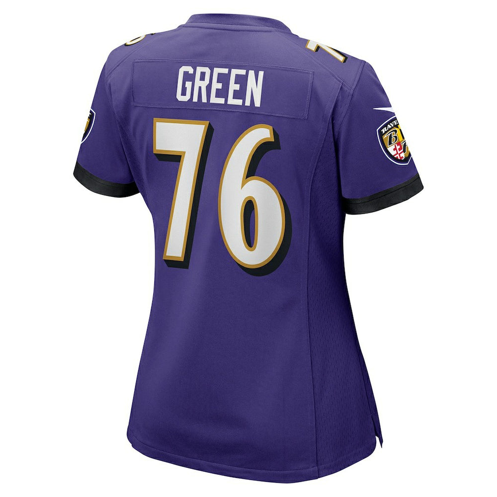 Baltimore Ravens Kenyon Green  Women's Team Game Jersey | NFL Near me