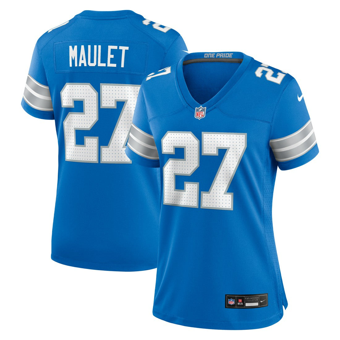 Detroit Lions Arthur Maulet  Women's Team Game Jersey | NFL New