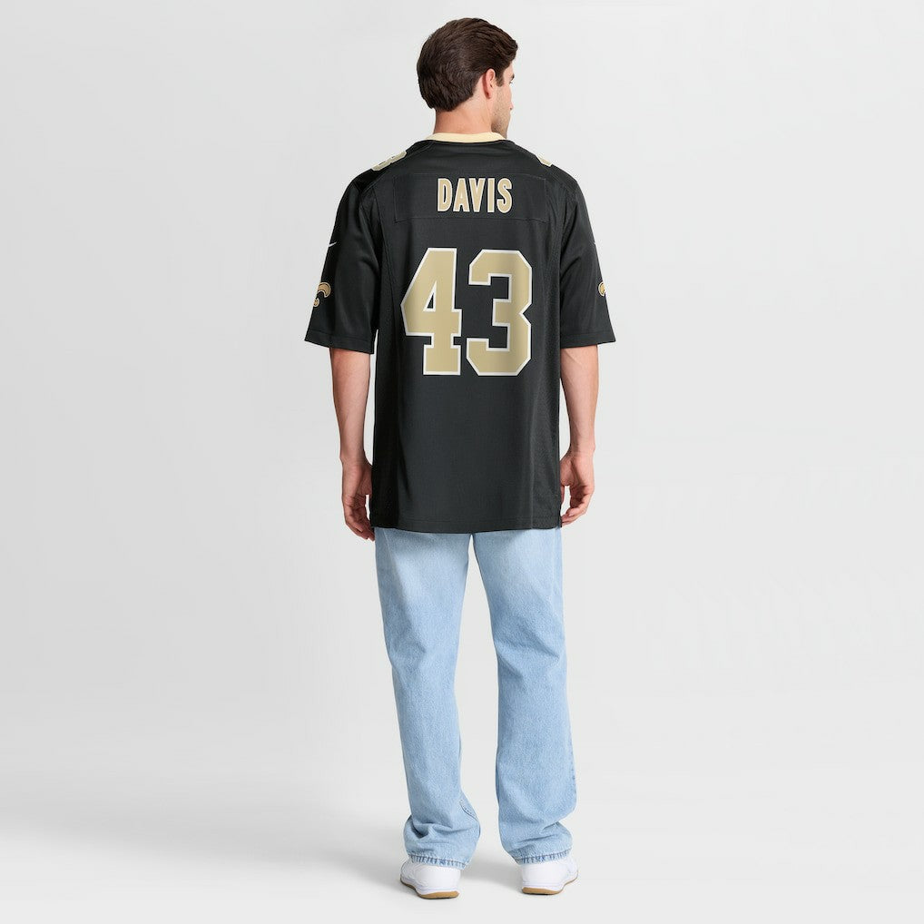 New Orleans Saints Michael Davis  Team Game Jersey | NFL Outlet