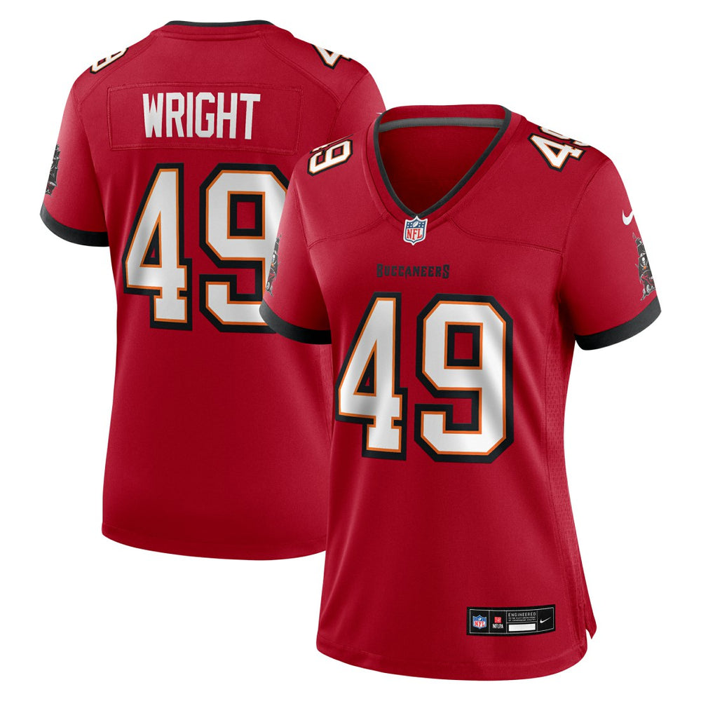 Tampa Bay Buccaneers Owen Wright  Women's Team Game Jersey | NFL Hot