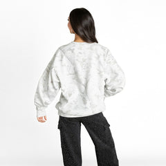 Los Angeles Chargers Gameday Couture Women's Whiteout Oversized Premium Fleece Sweatshirt | NFL Online
