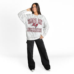 Tampa Bay Buccaneers Gameday Couture Women's Whiteout Oversized Premium Fleece Sweatshirt | NFL Online