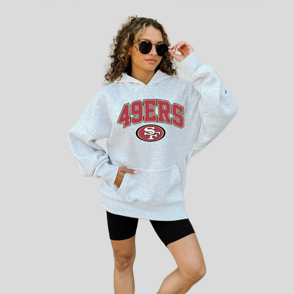 San Francisco 49ers Gameday Couture Women's Fan Edition Premium Weight Hoodie | NFL Outlet