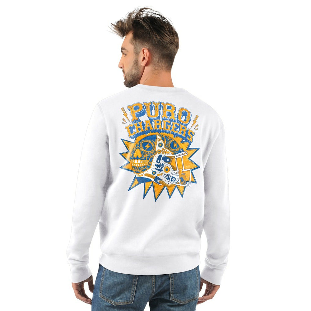 Los Angeles Chargers Starter Classic Puro Crew Neck Sweatshirt | NFL Discount