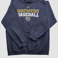 Milwaukee Brewers Adidas 2000s Pullover Sweatshirt - MLB Pullover