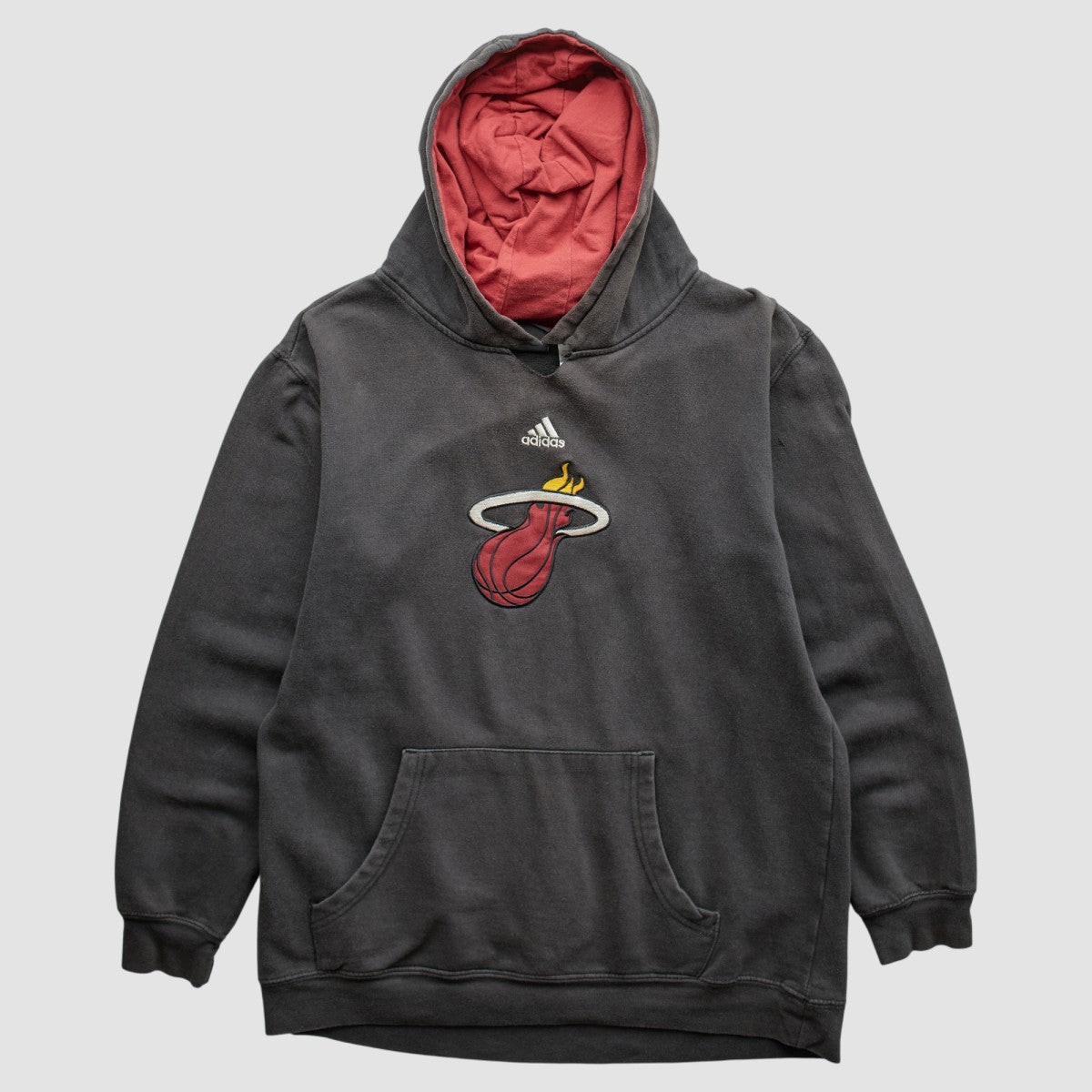 Charcoal Miami Heat 2000s Pullover Sweatshirt | NBA