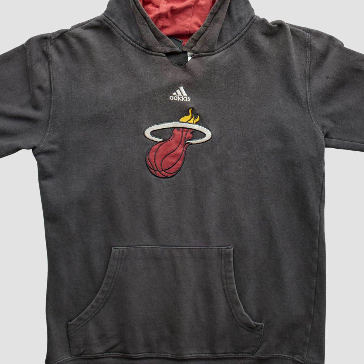 Charcoal Miami Heat 2000s Pullover Sweatshirt | NBA