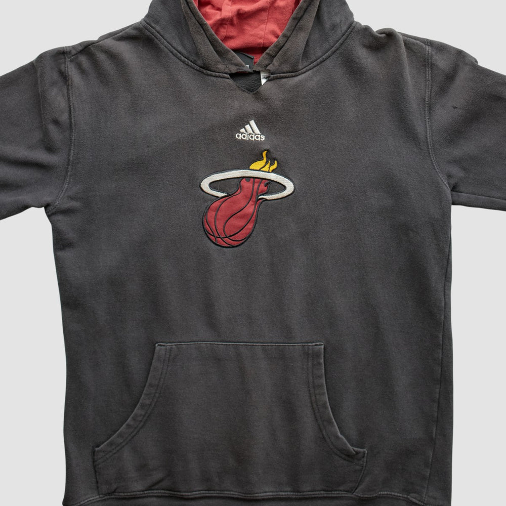 Charcoal Miami Heat 2000s Pullover Sweatshirt | NBA
