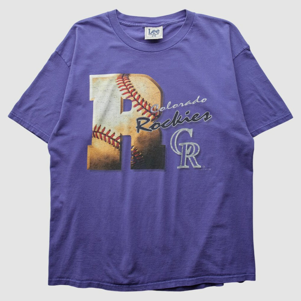 Colorado Rockies Lee Apparel 90s T-Shirt - MLB T-shirts
