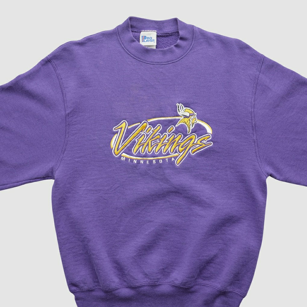 Minnesota Vikings Pro Player 90s Pullover Sweatshirt | NFL New