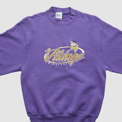 Minnesota Vikings Pro Player 90s Pullover Sweatshirt | NFL New
