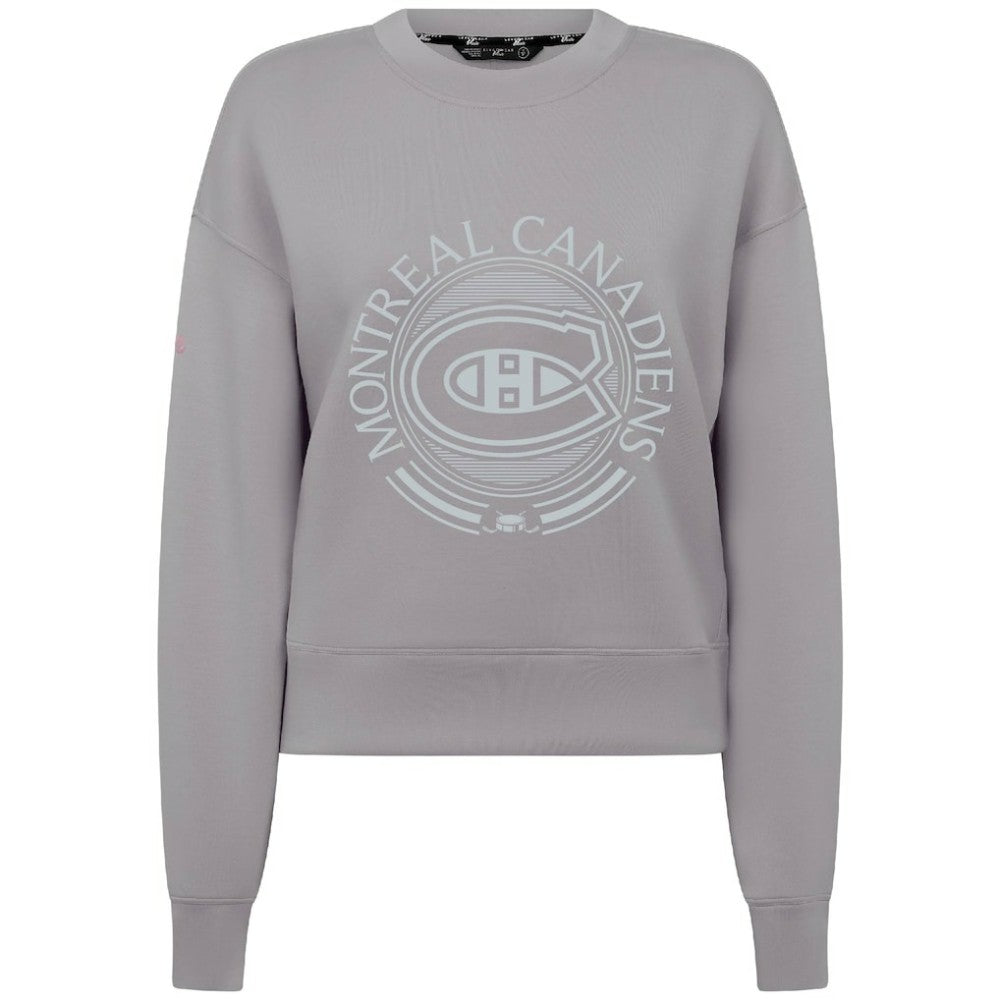 Montreal Canadiens Levelwear Women's Slate & Snow Sponge Tri-Blend Sweatshirt -  NHL Sweatshirts