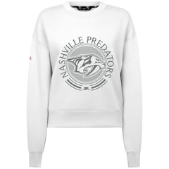 Nashville Predators Levelwear Women's Slate & Snow Sponge Tri-Blend Sweatshirt -  NHL Sweatshirts