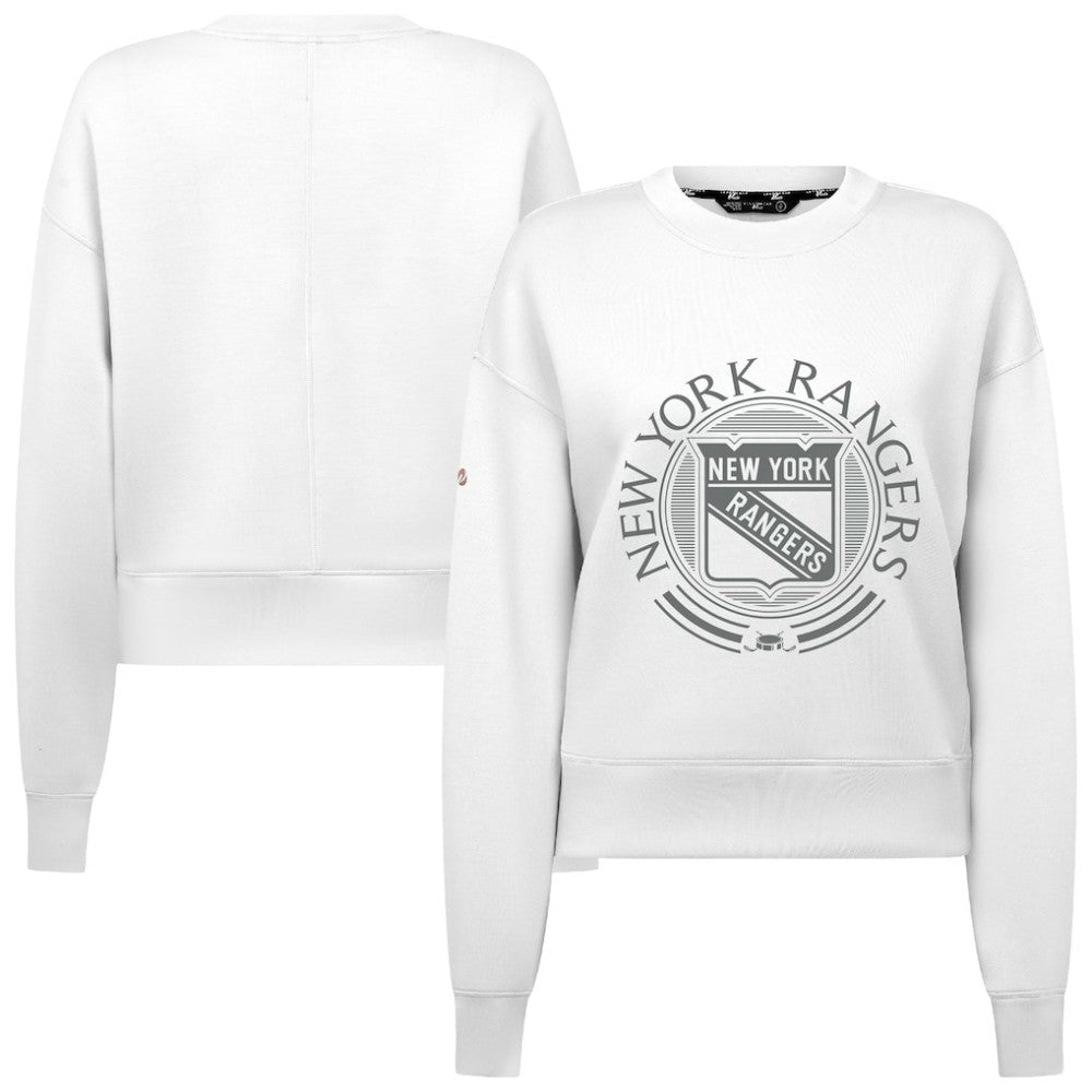 New York Rangers Levelwear Women's Slate & Snow Sponge Tri-Blend Sweatshirt -  NHL Sweatshirts