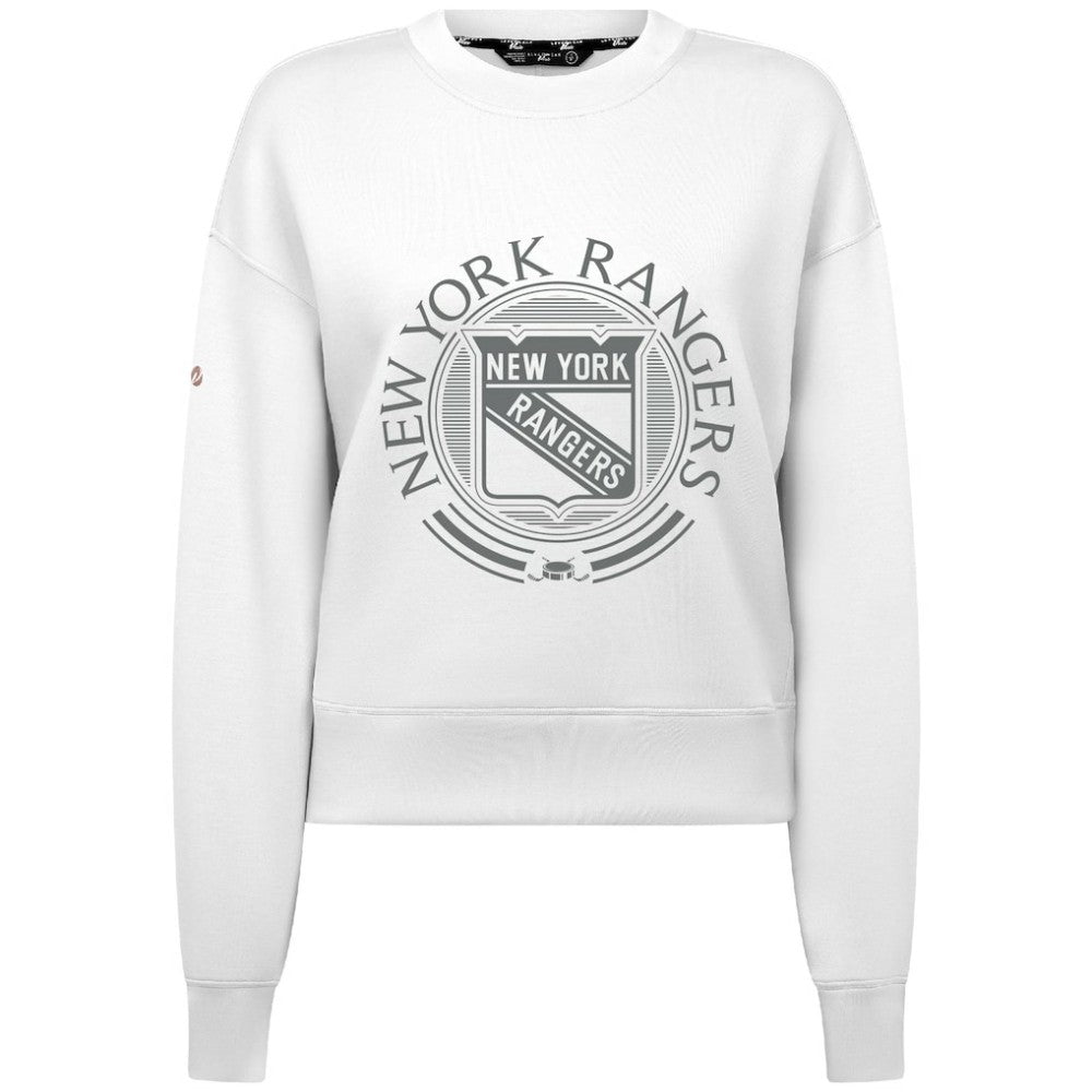 New York Rangers Levelwear Women's Slate & Snow Sponge Tri-Blend Sweatshirt -  NHL Sweatshirts