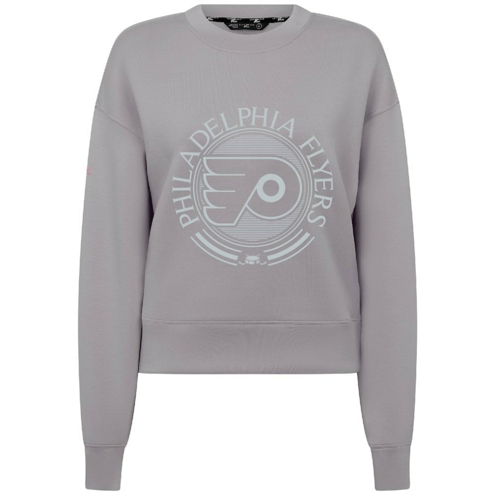 Philadelphia Flyers Levelwear Women's Slate & Snow Sponge Tri-Blend Sweatshirt -  NHL Sweatshirts