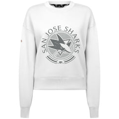 San Jose Sharks Levelwear Women's Slate & Snow Sponge Tri-Blend Sweatshirt -  NHL Sweatshirts