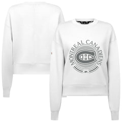 Montreal Canadiens Levelwear Women's Slate & Snow Sponge Tri-Blend Sweatshirt -  NHL Sweatshirts