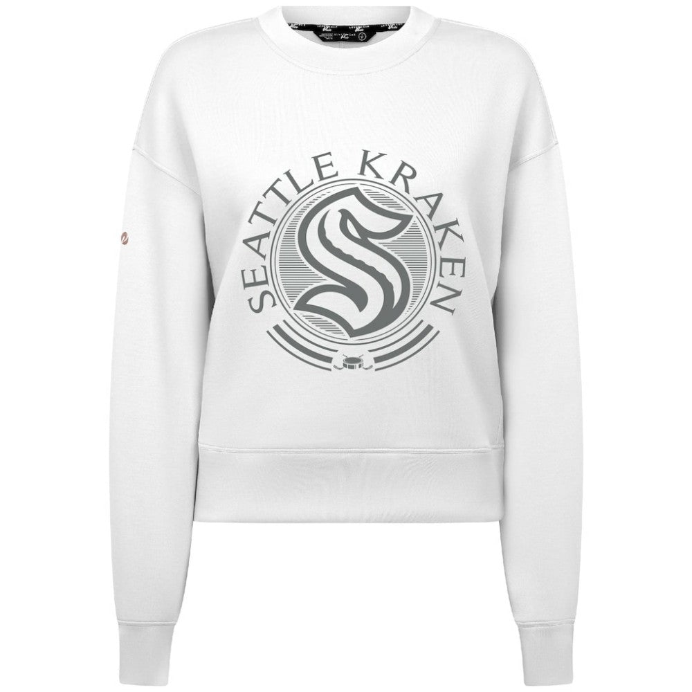 Seattle Kraken Levelwear Women's Slate & Snow Sponge Tri-Blend Sweatshirt -  NHL Sweatshirts