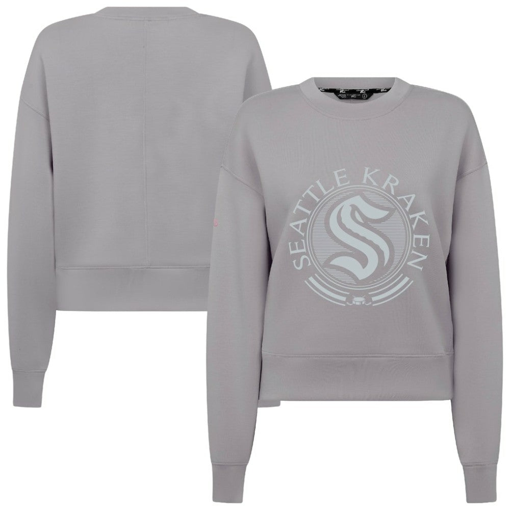 Seattle Kraken Levelwear Women's Slate & Snow Sponge Tri-Blend Sweatshirt -  NHL Sweatshirts