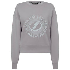 Tampa Bay Lightning Levelwear Women's Slate & Snow Sponge Tri-Blend Sweatshirt -  NHL Sweatshirts