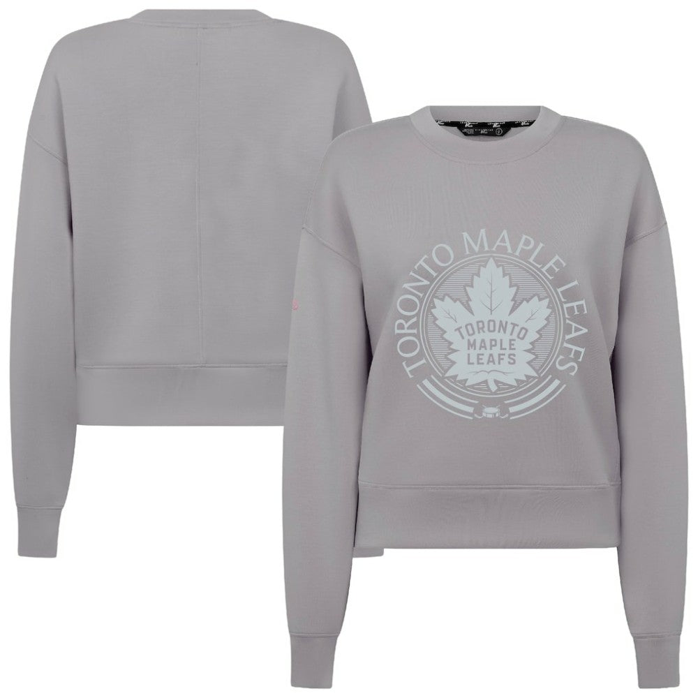 Toronto Maple Leafs Levelwear Women's Slate & Snow Sponge Tri-Blend Sweatshirt -  NHL Sweatshirts