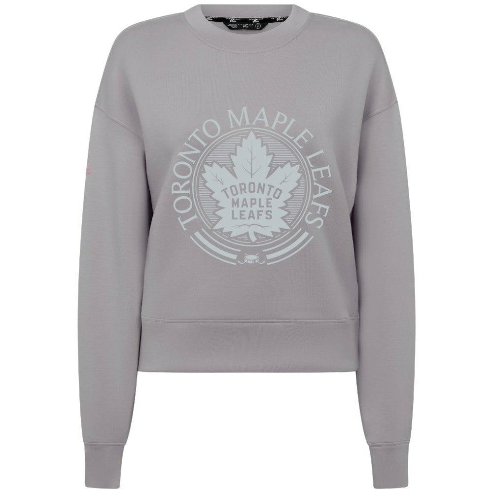 Toronto Maple Leafs Levelwear Women's Slate & Snow Sponge Tri-Blend Sweatshirt -  NHL Sweatshirts