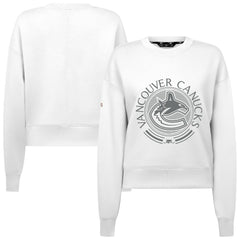 Vancouver Canucks Levelwear Women's Slate & Snow Sponge Tri-Blend Sweatshirt -  NHL Sweatshirts