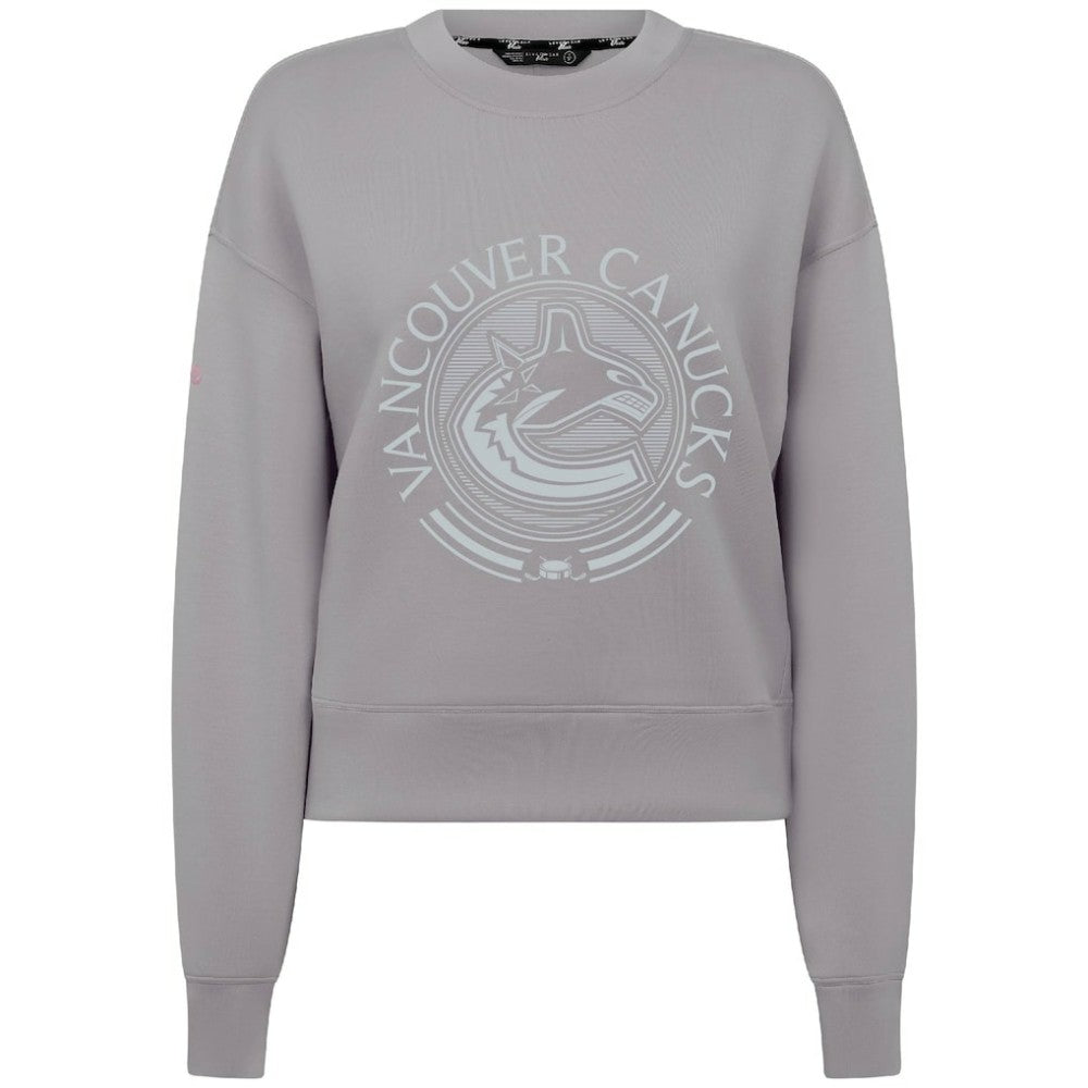 Vancouver Canucks Levelwear Women's Slate & Snow Sponge Tri-Blend Sweatshirt -  NHL Sweatshirts