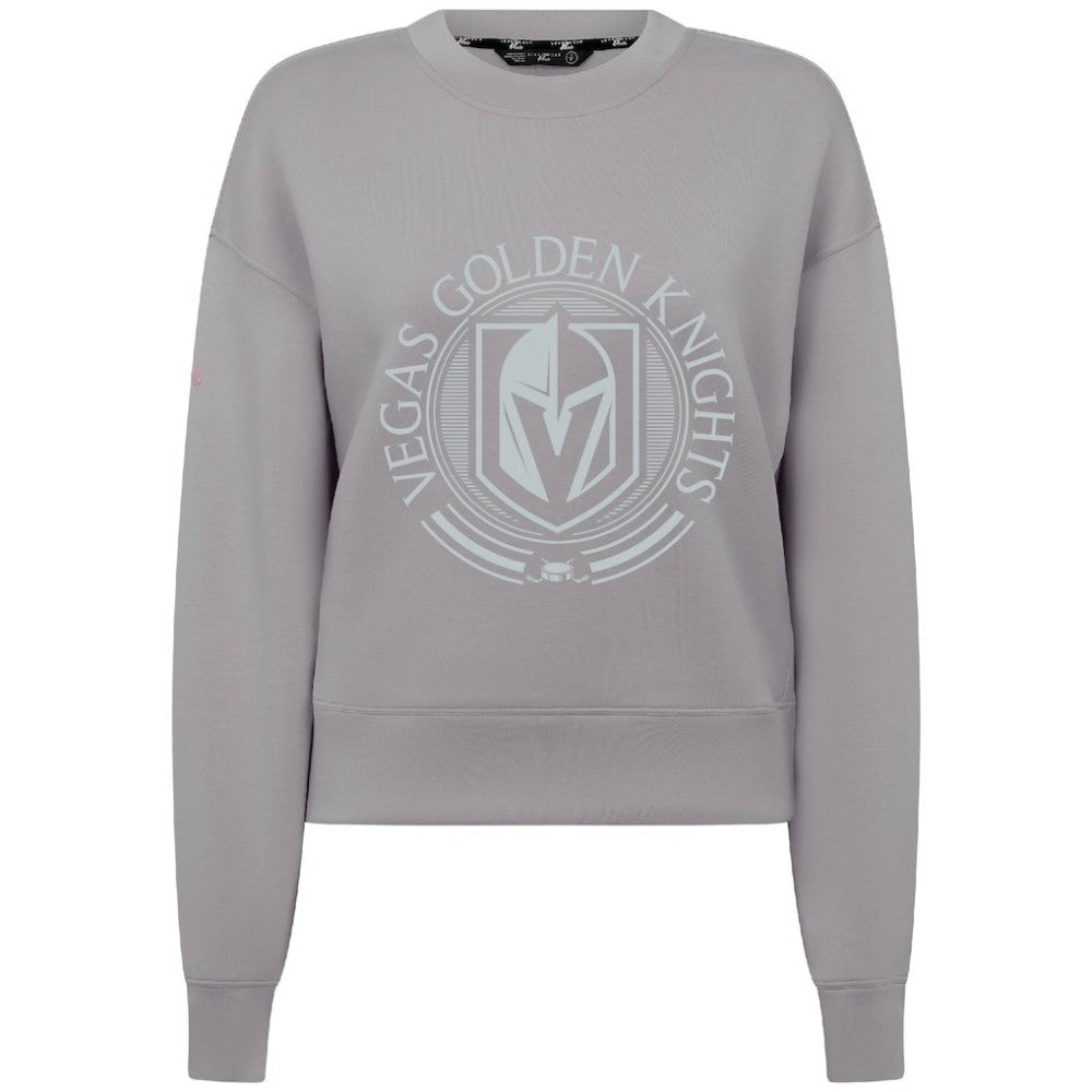 Vegas Golden Knights Levelwear Women's Slate & Snow Sponge Tri-Blend Sweatshirt -  NHL Sweatshirts