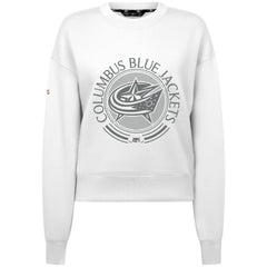 Columbus Blue Jackets Levelwear Women's Slate & Snow Sponge Tri-Blend Sweatshirt -  NHL Sweatshirts