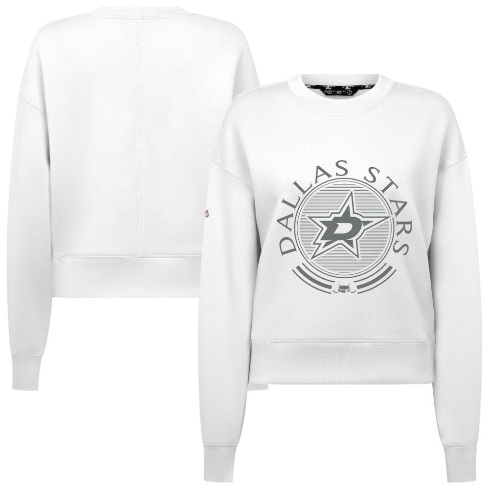 Dallas Stars Levelwear Women's Slate & Snow Sponge Tri-Blend Sweatshirt -  NHL Sweatshirts