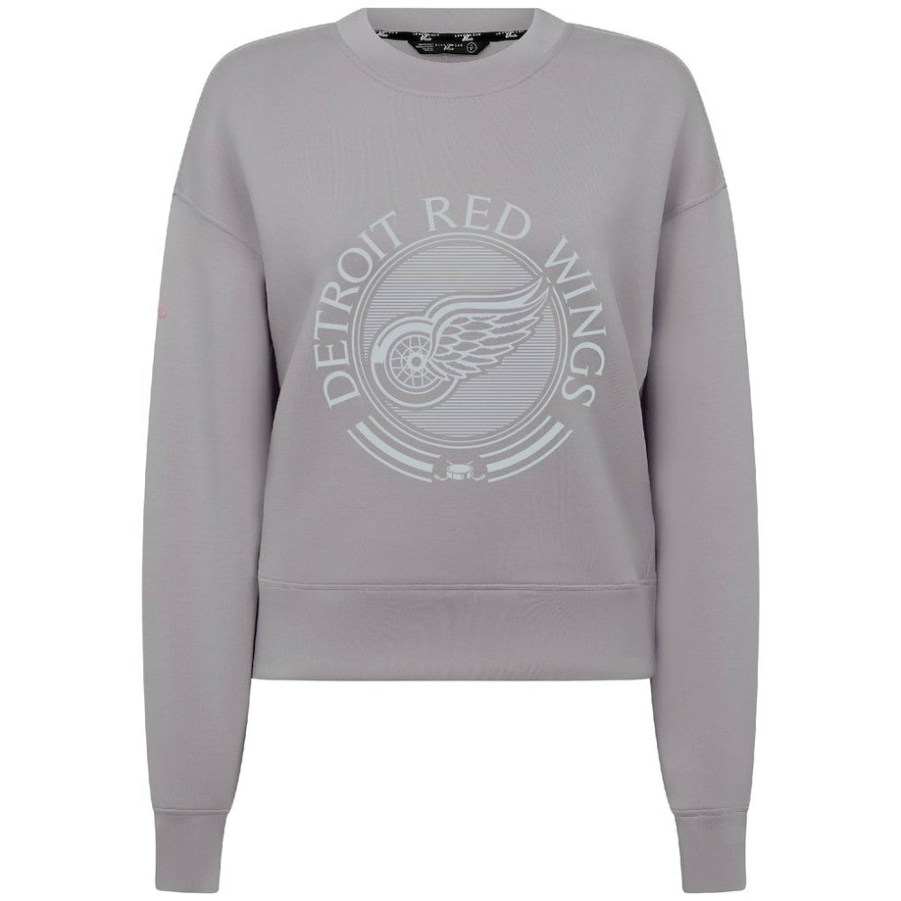 Detroit Red Wings Levelwear Women's Slate & Snow Sponge Tri-Blend Sweatshirt -  NHL Sweatshirts