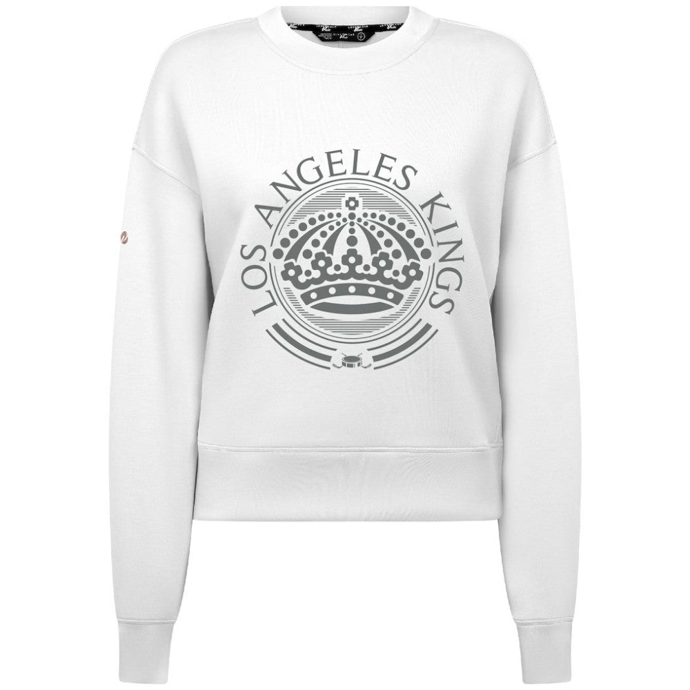 Los Angeles Kings Levelwear Women's Slate & Snow Sponge Tri-Blend Sweatshirt -  NHL Sweatshirts
